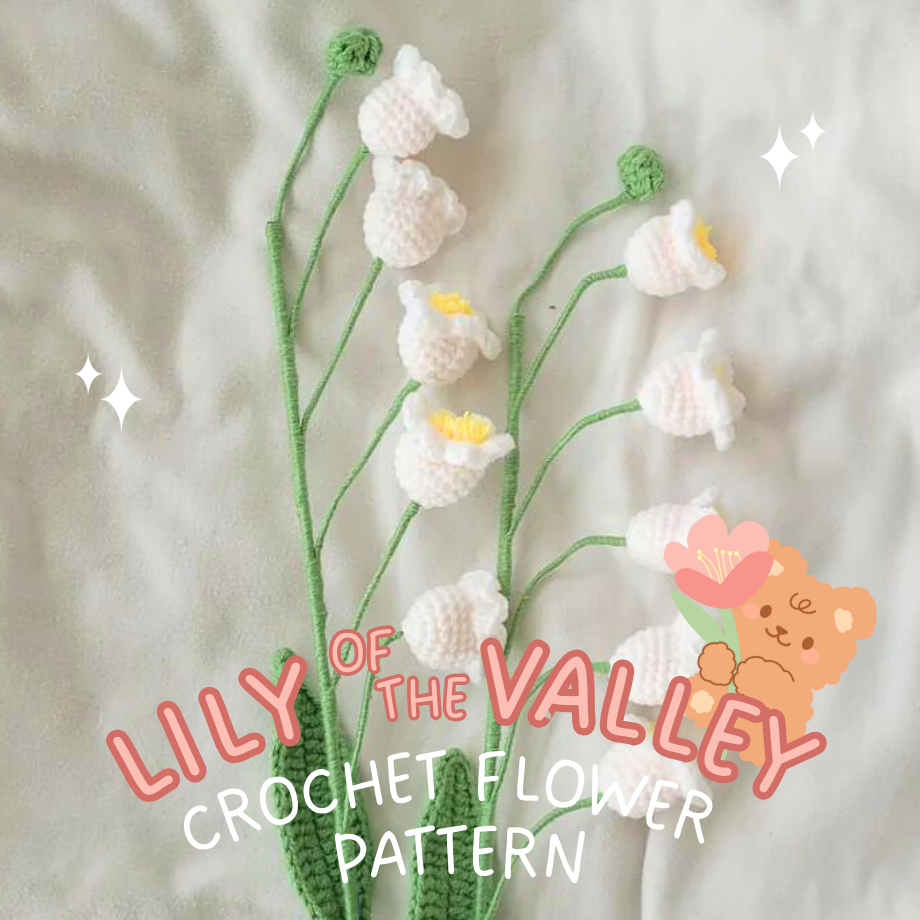 crochet flower lily of the valley Lily of the Valley Crochet Pattern – made with april