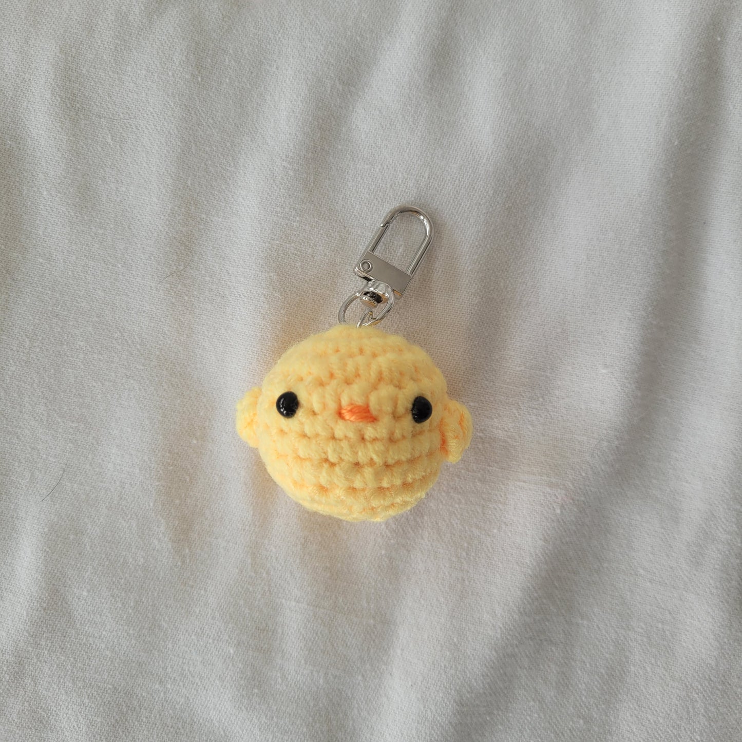 Crochet Chick Keychain