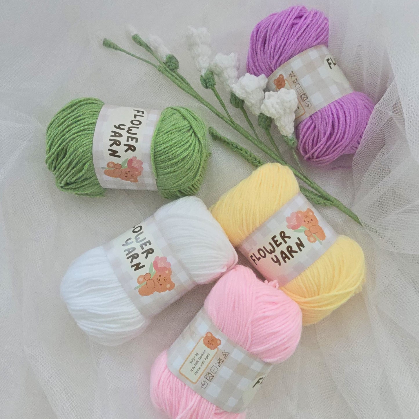 3ply Milk Cotton Yarn