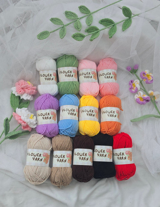 5ply Milk Cotton Flower Yarn