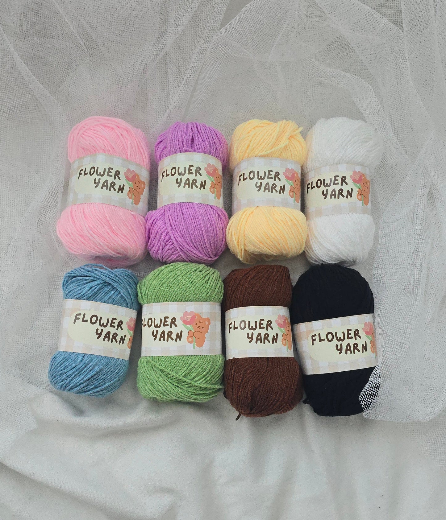 3ply Milk Cotton Flower Yarn