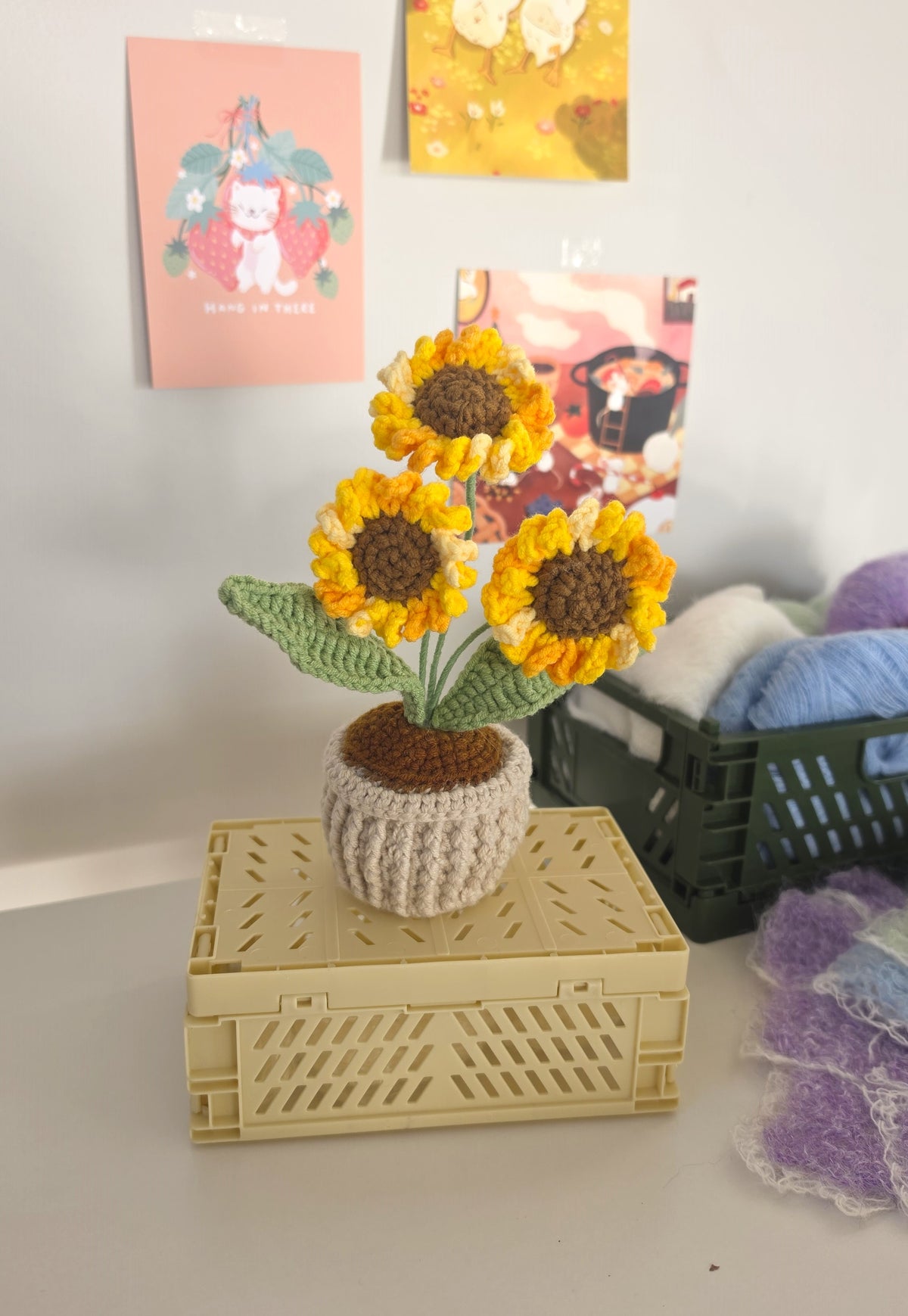 Sunflower Pot