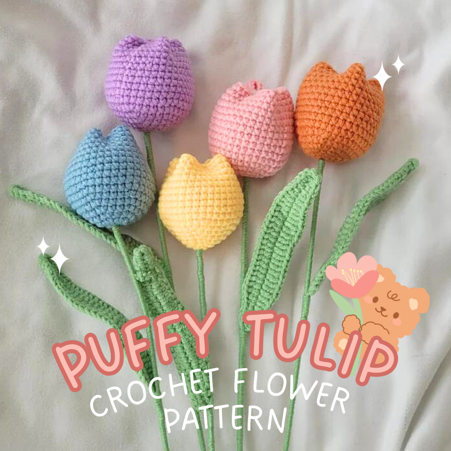 Puffy Tulip Crochet Pattern