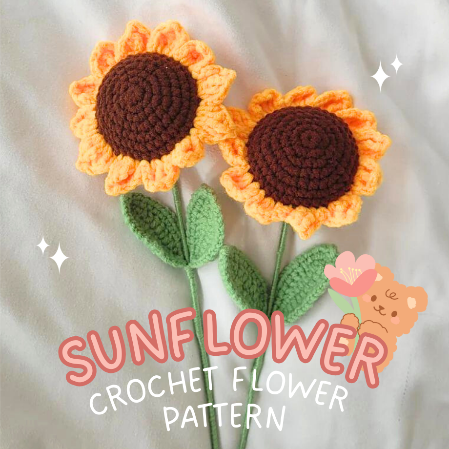 Sunflower Crochet Pattern – made with april Sunflower Crochet Pattern – made with april