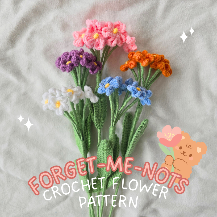 Forget-me-nots Crochet Pattern